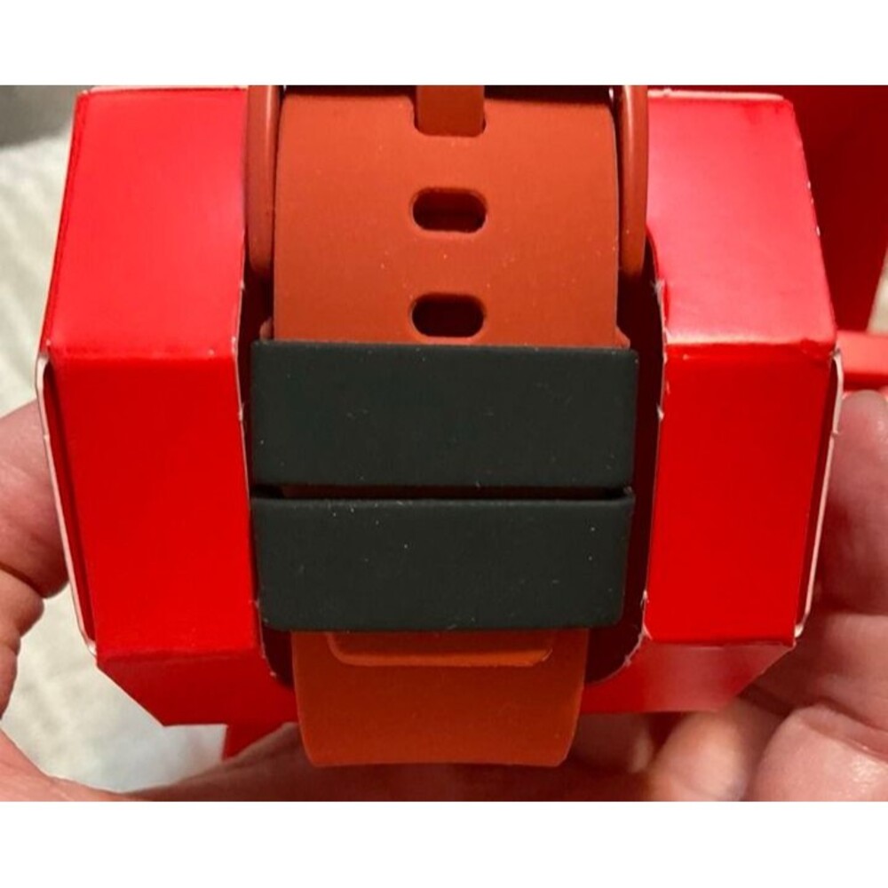 Large Red Swatch Watch Unisex/Men's "Open Hearts" - Picture 3 of 9